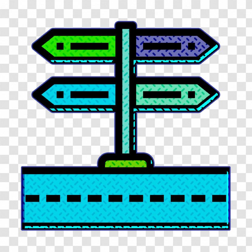 Navigation And Maps Icon Signboard Icon Road Icon Transparent PNG