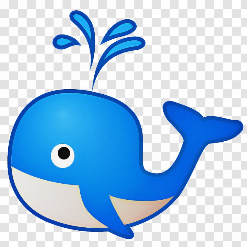 Emoji Sticker - Blue Whale Common Dolphins Transparent PNG