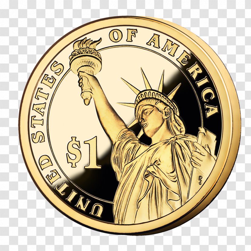 Presidential $1 Coin Program United States Medal Dollar - Samlerhuset Transparent PNG