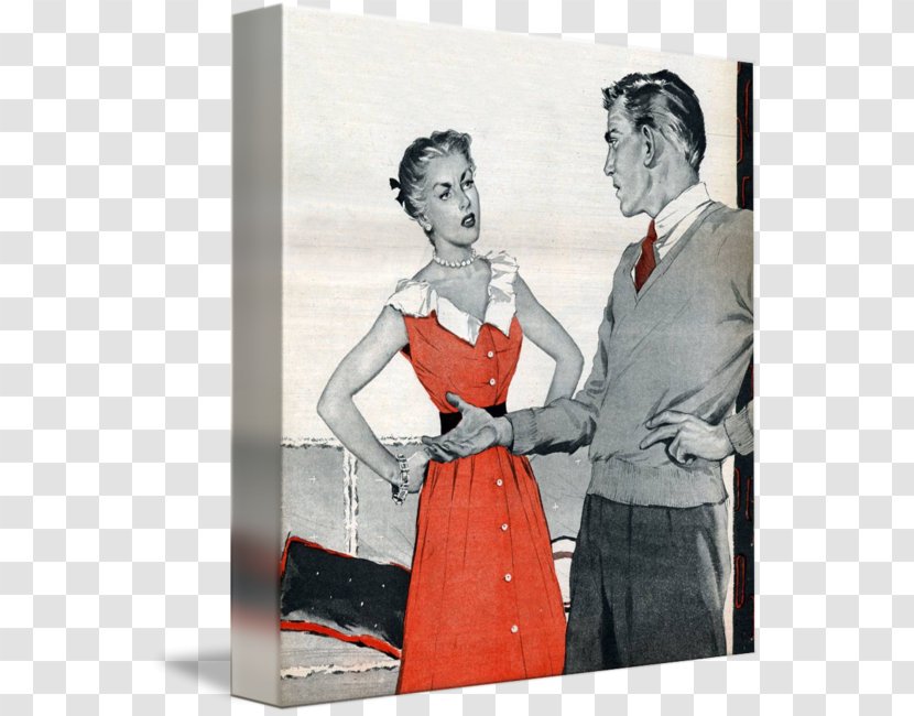Fine Art Painting Imagekind Poster - Arthur Sarnoff - Couple Arguing Transparent PNG