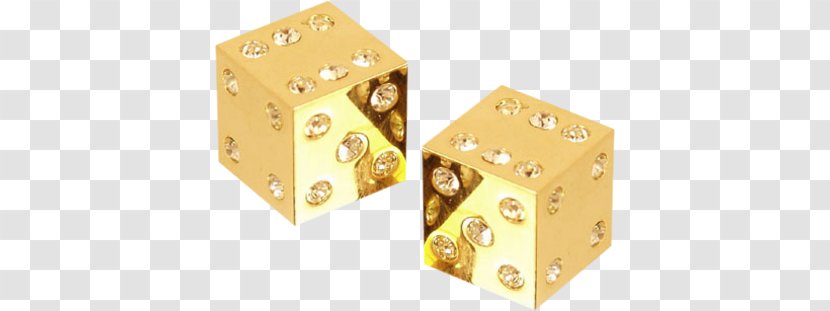 Dice Gold Role-playing Game Gambling - Cartoon Transparent PNG