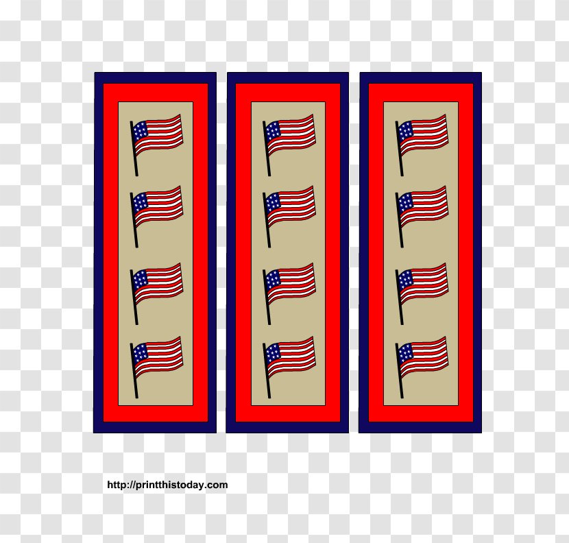 Paper Flag Of The United States Day Military - Flower Transparent PNG