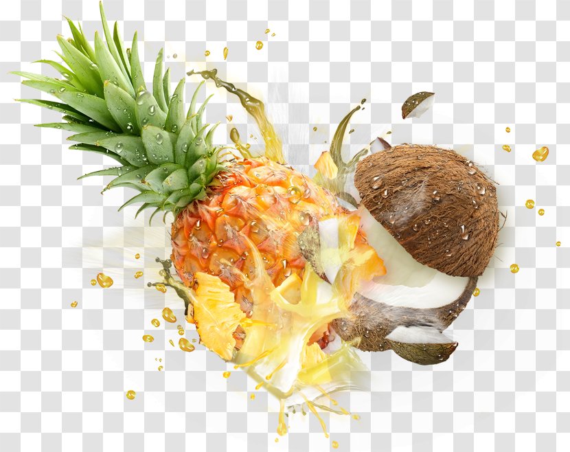 Pineapple Vegetarian Cuisine Fruit Coconut Auglis - Taste Transparent PNG