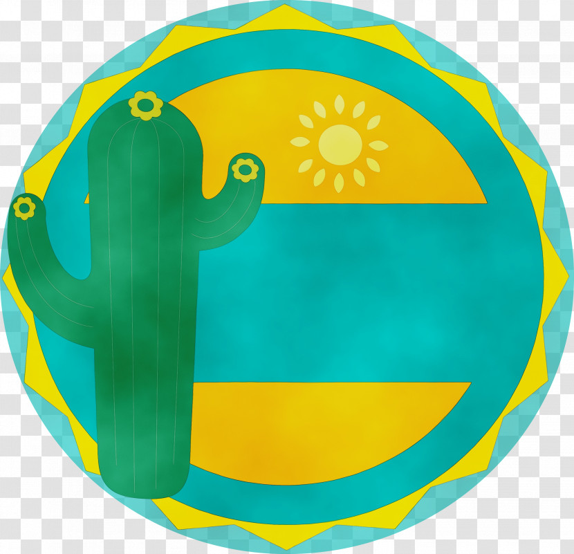 Green Sphere Font Transparent PNG