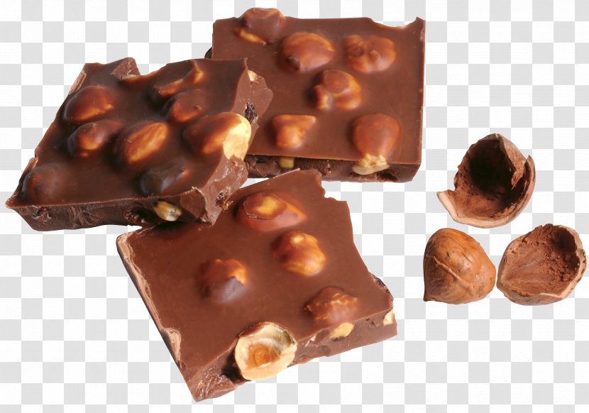 Chocolate Bar Milk Nucule Praline - Biscuits - With Hazelnuts Picture Transparent PNG
