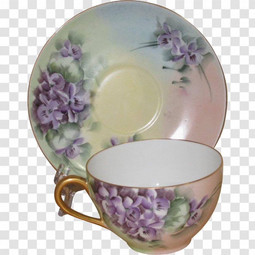 Coffee Cup Saucer Porcelain Plate Tableware - Serveware Transparent PNG