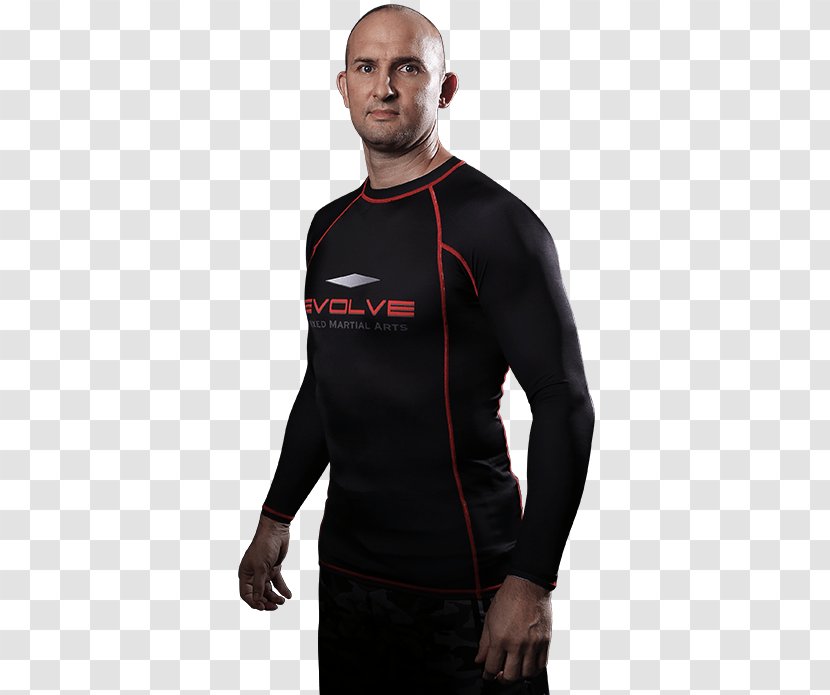 Black M Long-sleeved T-shirt Shoulder - Jersey Transparent PNG