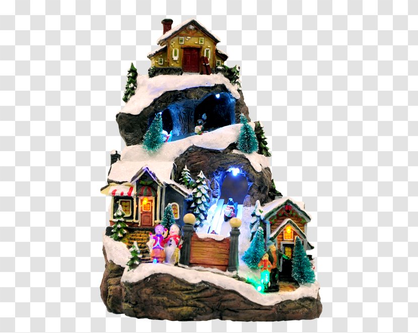Christmas Village Gingerbread House Day Guest - Electricity - Ornament Transparent PNG