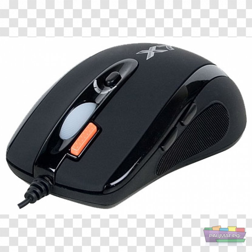 Computer Mouse A4tech A4Tech X7 Gaming XL-747H X-710BH - Usb - MouseWiredUSB F5 V-track 3000CPI Laser MouseComputer Transparent PNG