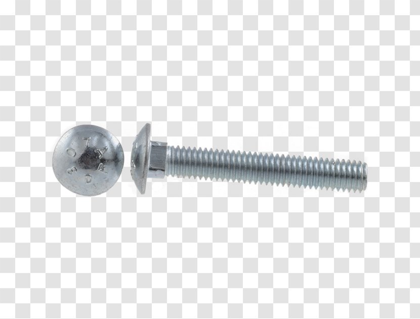 ISO Metric Screw Thread Carriage Bolt Fastener Transparent PNG
