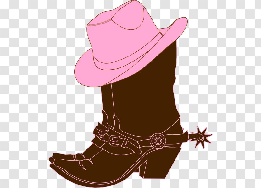 Hat 'n' Boots Cowboy Boot - Fashion Accessory Transparent PNG