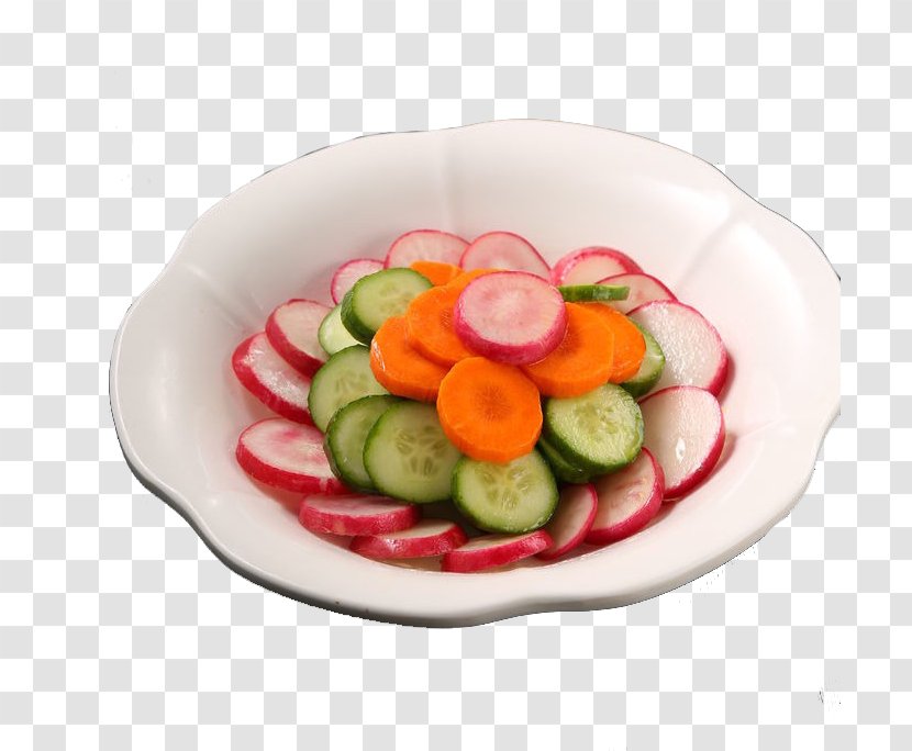 Vegetarian Cuisine Milk Radish Melon Food - Garnish - Mixed With Transparent PNG