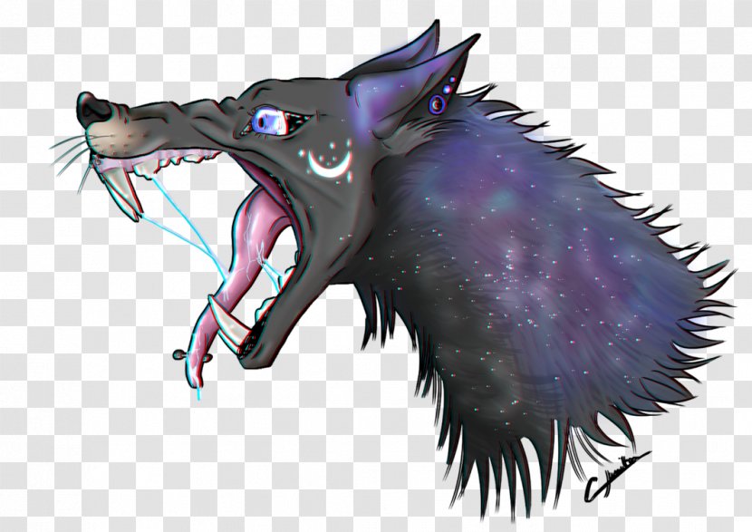 Gray Wolf Art Drawing Painting - Purple Transparent PNG