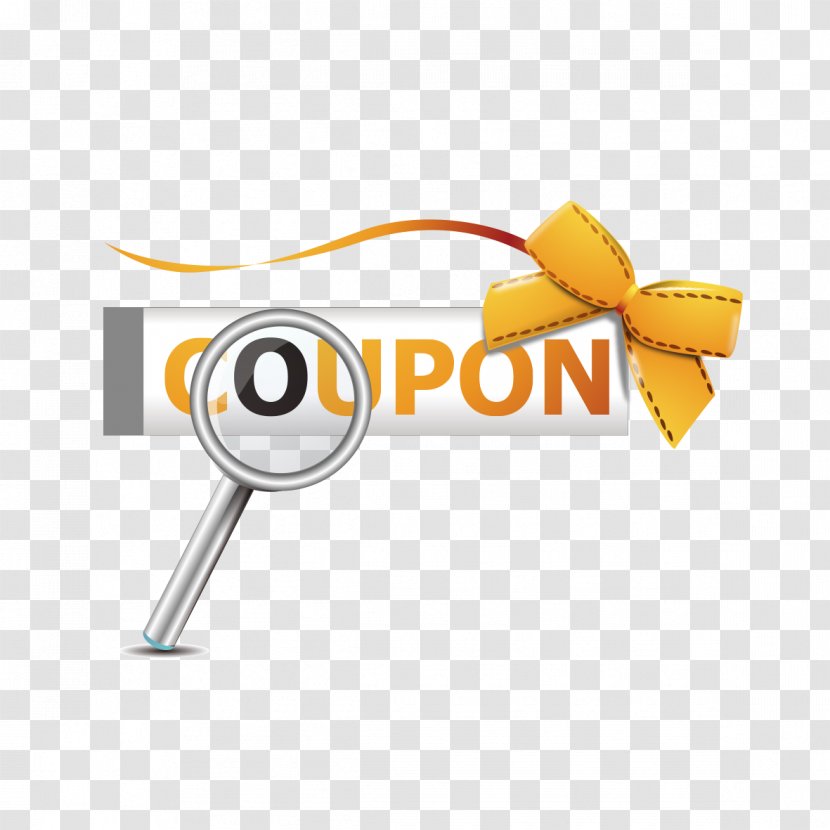 Magnifying Glass Search Box - Orange - Yellow Transparent PNG