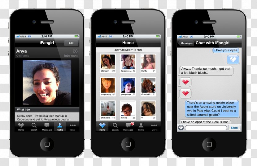 IPhone Mobile Dating Online Service Applications - Flirting - Iphone Transparent PNG