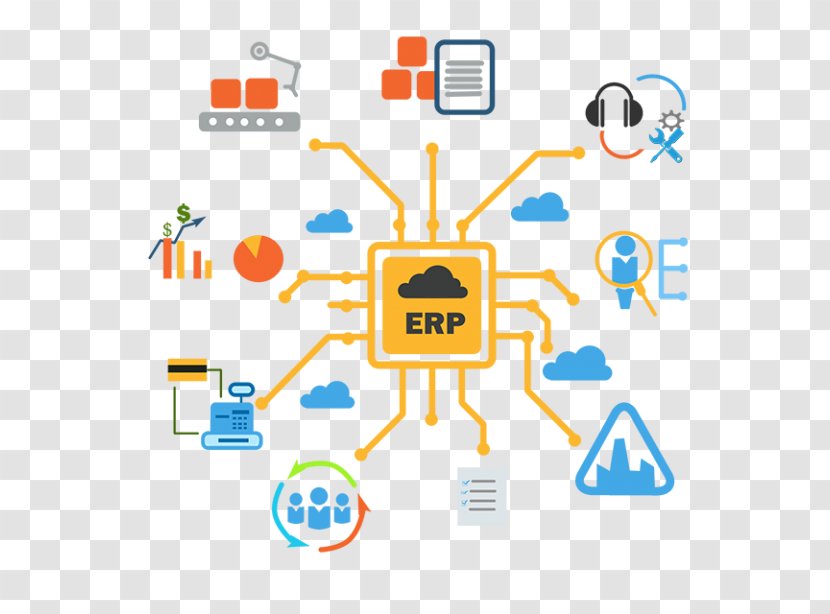 Enterprise Resource Planning Diagram Sage Group Management 300 - Business Transparent PNG