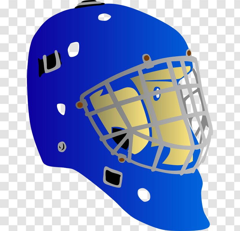 National Hockey League Carolina Hurricanes Goaltender Mask Ice - Personal Protective Equipment - Blue Helmet Transparent PNG