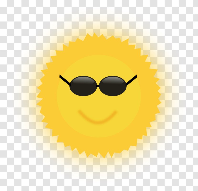 Smiley Sunglasses Yellow Text Messaging - Smile - Glow Glasses Cliparts Transparent PNG