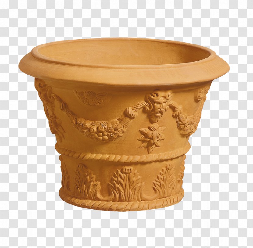 Whichford Pottery Ceramic Flowerpot CV36 5PG - Classical Antiquity Shading Transparent PNG