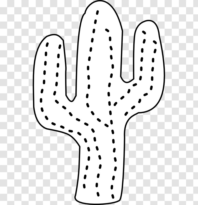 Clip Art Cactus White Drawing Image - Finger Transparent PNG