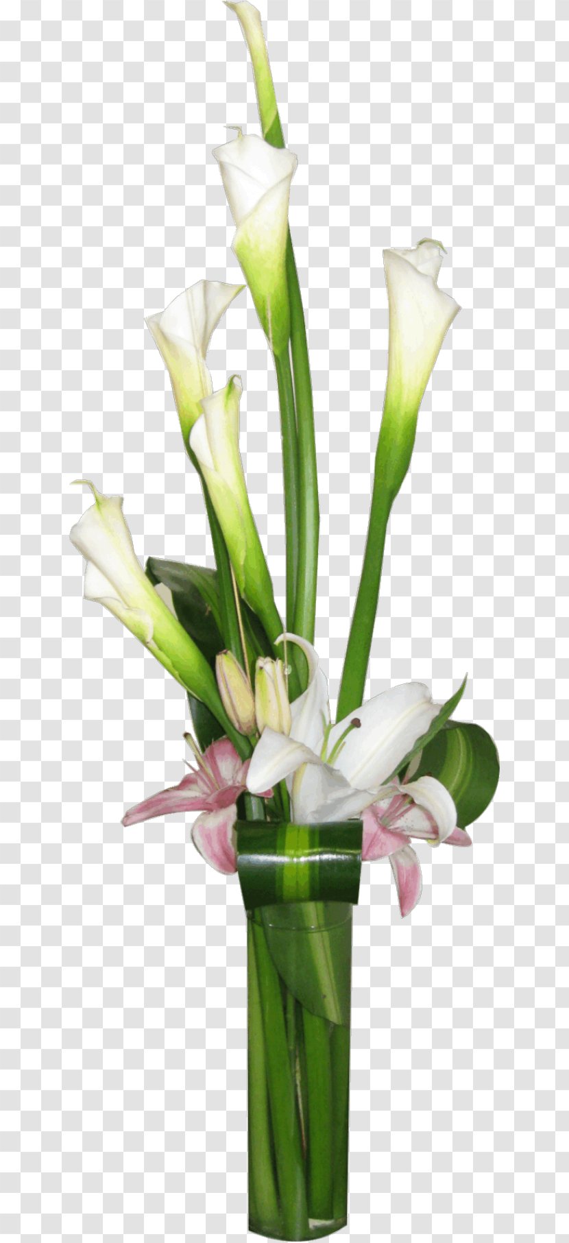 Floral Design Cut Flowers Vase Flower Bouquet - Cylinder Centerpieces Transparent PNG