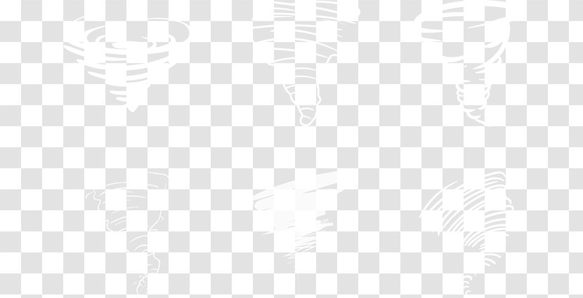White Symmetry Black Pattern - Point - Tornado Vector Illustration Transparent PNG
