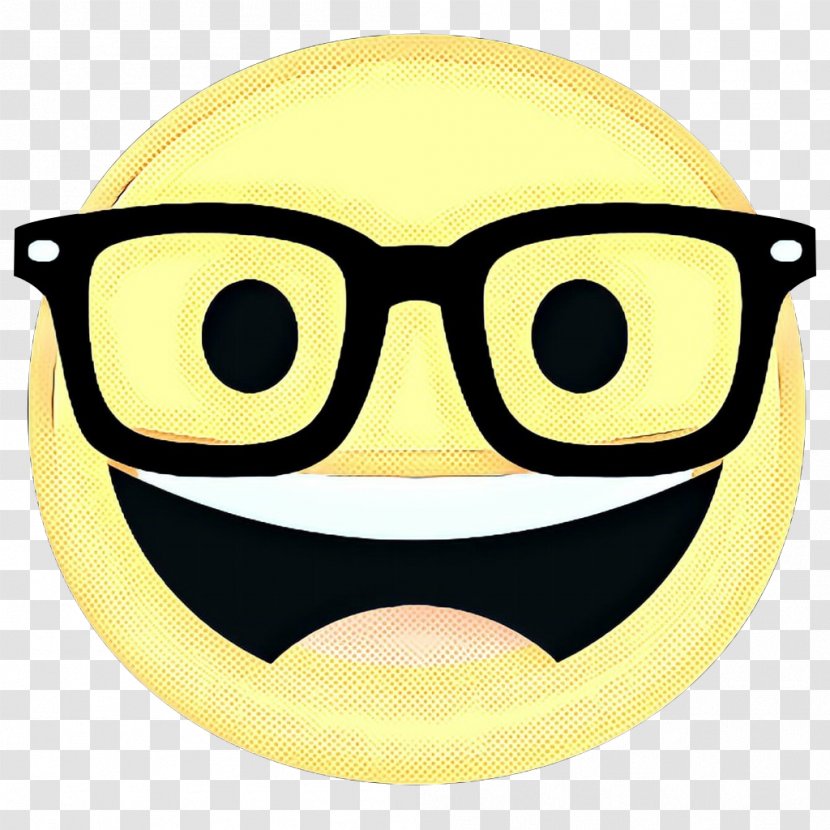 Happy Face Emoji - Yellow - Vision Care Transparent PNG