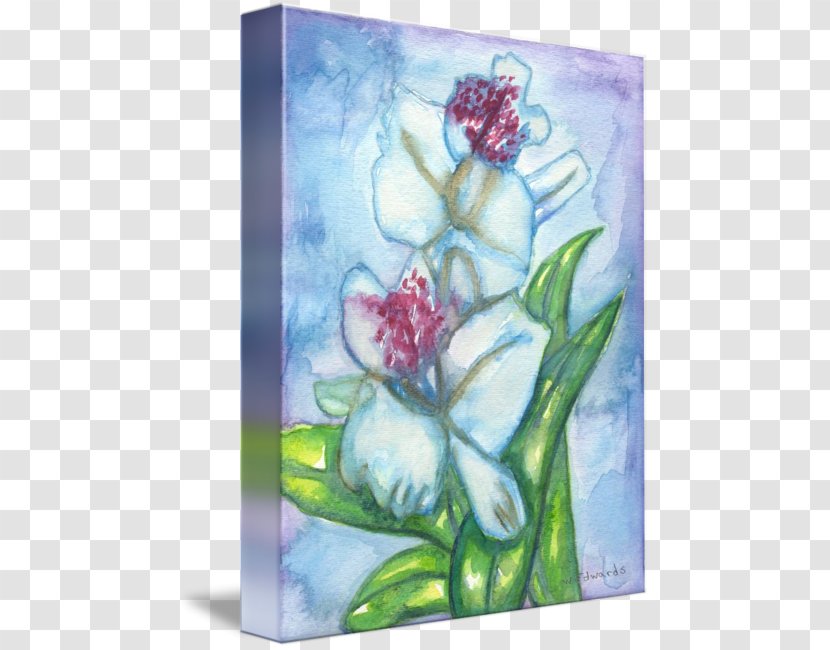 Floral Design Watercolor Painting Still Life Photography - Painted Orchid Transparent PNG