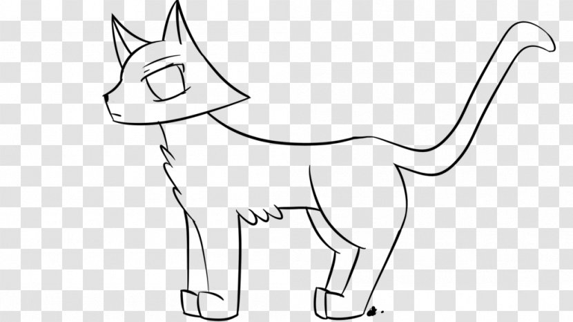 Whiskers Cat Dog Breed Line Art - Cartoon Transparent PNG