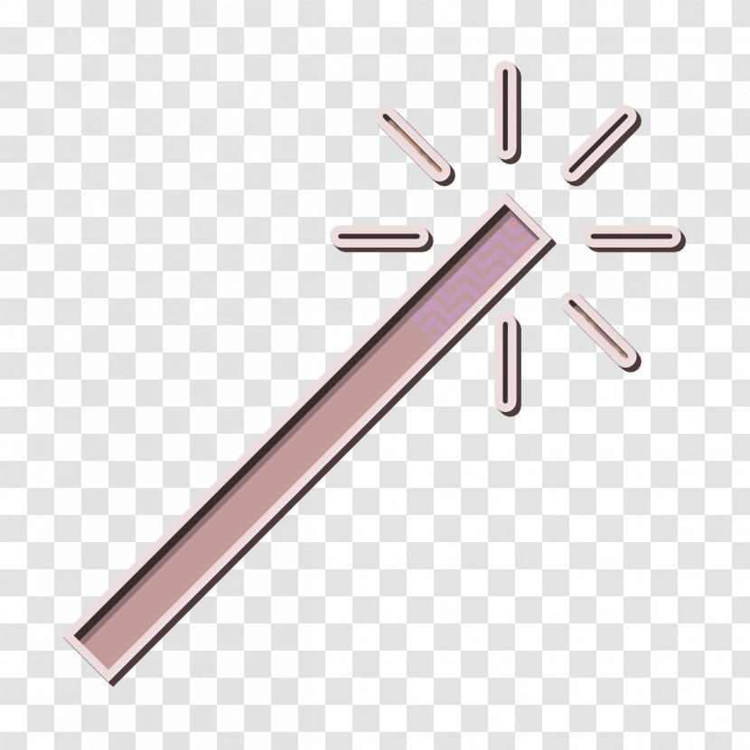 Magic Wand Icon Essential Wizard - Copper Metal Transparent PNG