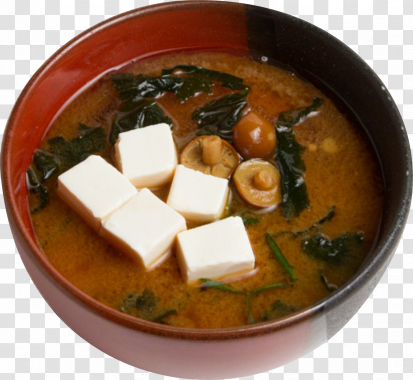 Miso Soup Tofu Curry Recipe - Dish Transparent PNG