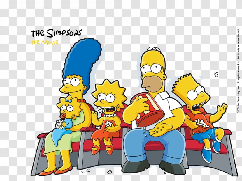 Homer Simpson Bart Lisa Marge Maggie - Play - The Simpsons Transparent Transparent PNG