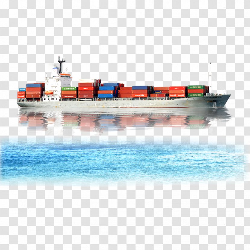 Cargo Freight Transport Forwarding Agency Logistics - Ship On The Sea Transparent PNG