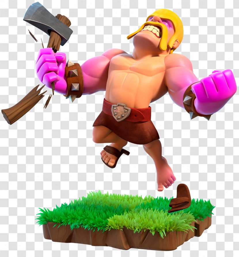 Clash Of Clans Barbarian Troop Giant Wikia - Toy Transparent PNG