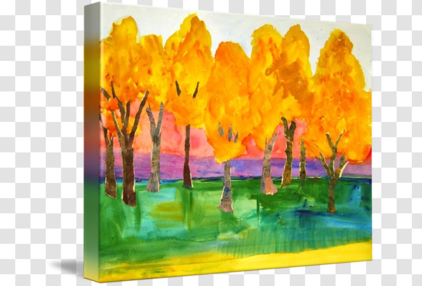 Color Field Modern Art Watercolor Painting Transparent PNG