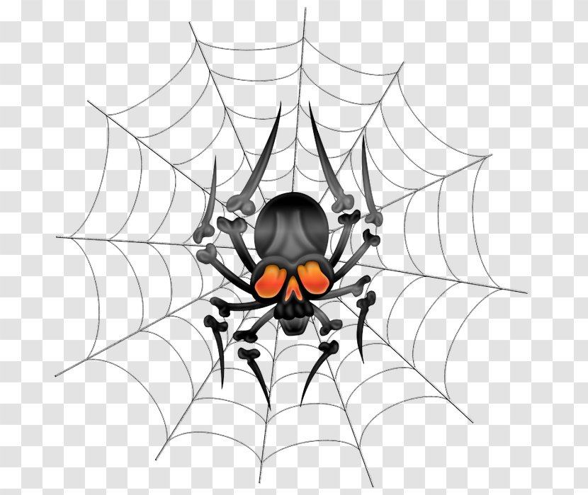 Widow Spiders Spider Web Clip Art Transparent PNG