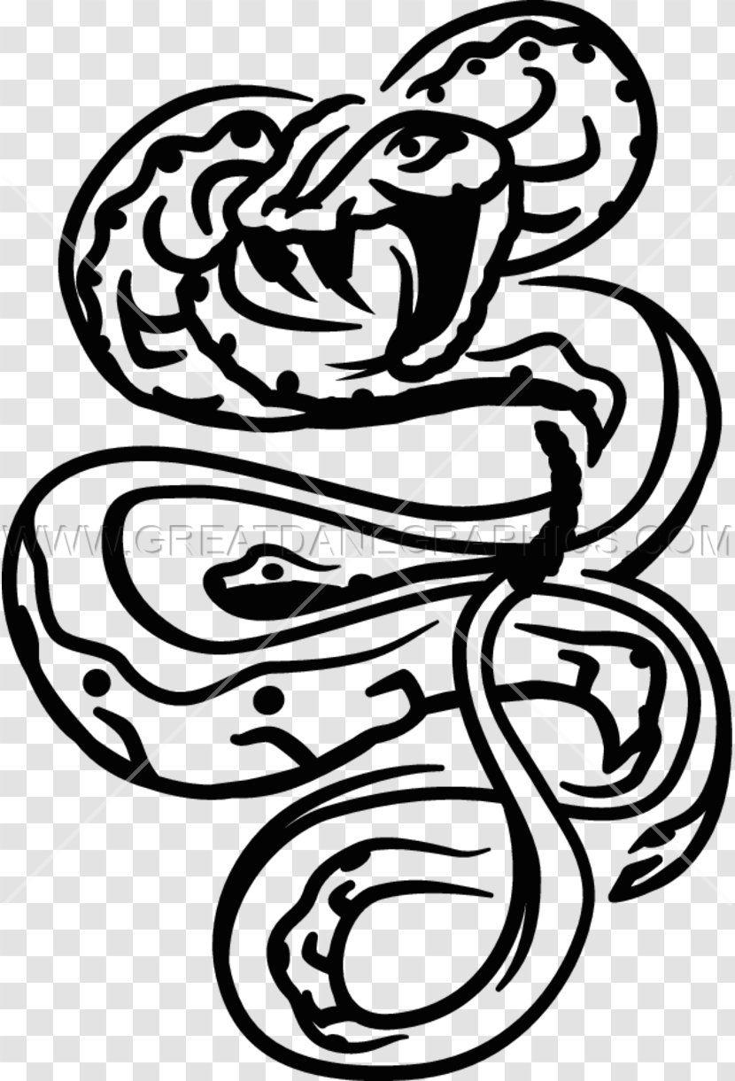 Tattoo Drawing Clip Art - Monochrome - Snakes Transparent PNG