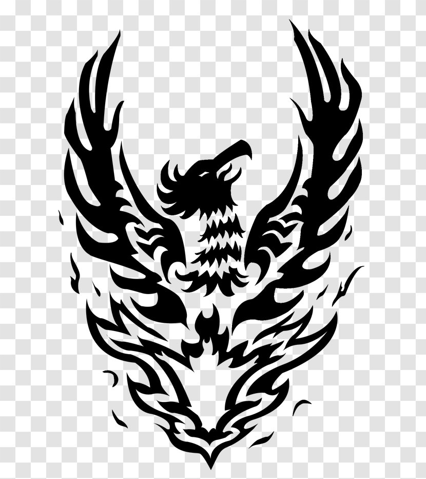 Tattoo Ambigram Phoenix Clip Art - Beak Transparent PNG