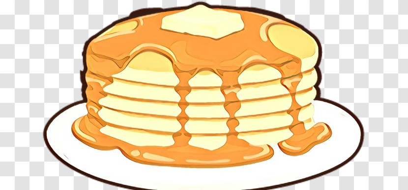 Dish Yellow Food Breakfast Pancake Transparent PNG