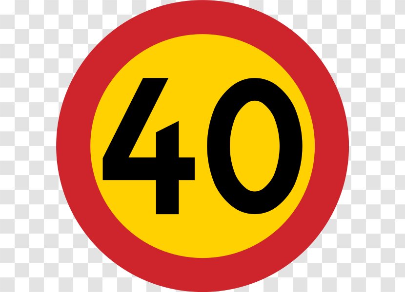 Traffic Sign Speed Limit Road - Brand Transparent PNG