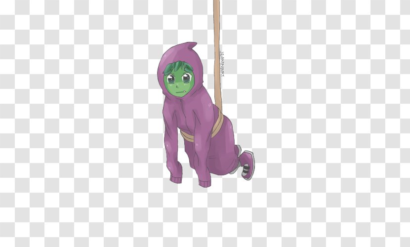 Stuffed Animals & Cuddly Toys Purple Violet Plush - Character - Beast Boy Transparent PNG