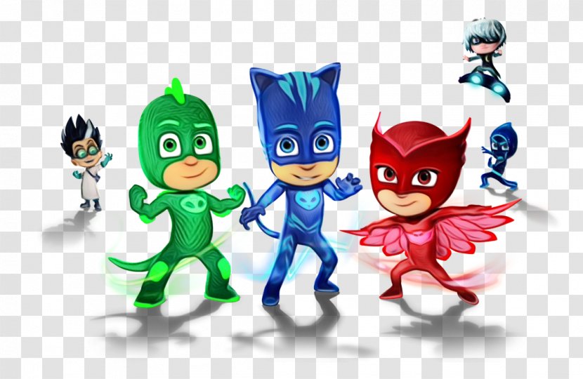 Pj Masks Background - Superhero - Team Animation Transparent PNG