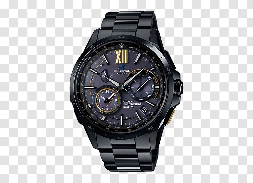 Casio Oceanus G-Shock Watch Edifice - Clock Transparent PNG