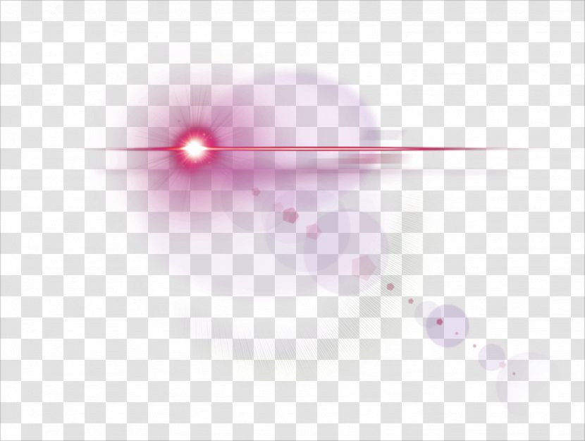 Light Pattern - Red - Purple Bright Halo Effect Elements Transparent PNG