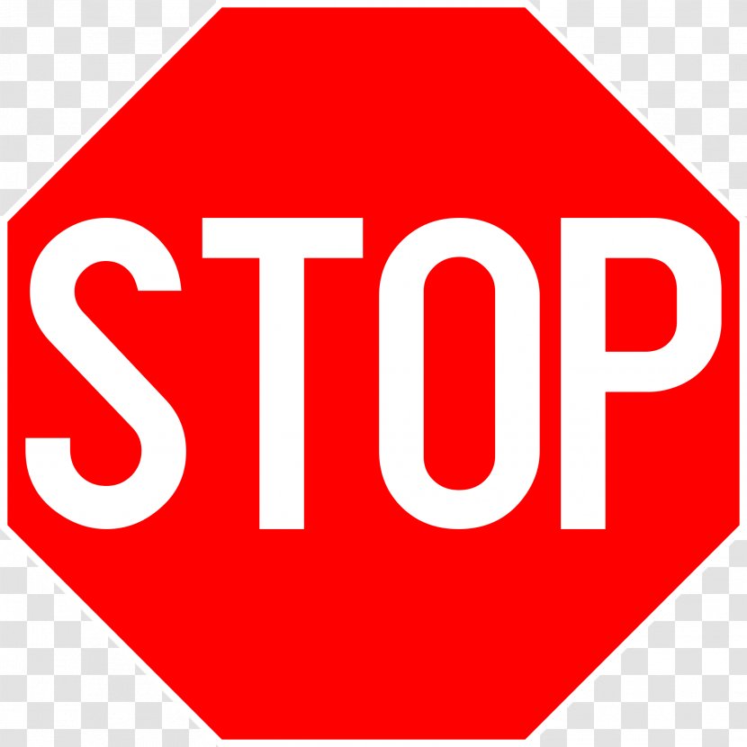 Stop Sign Traffic Pedestrian Crossing Road - Red - 35% Transparent PNG
