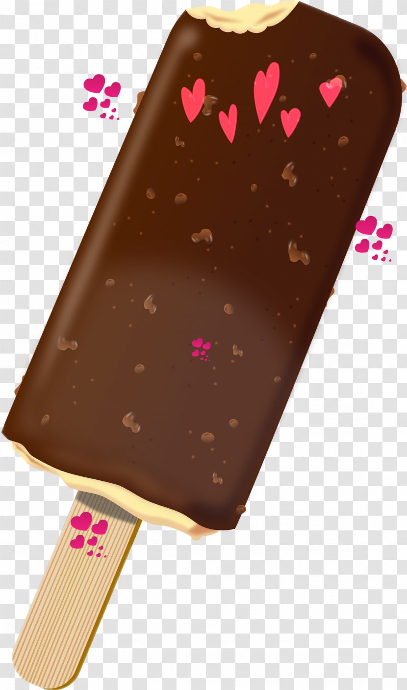 Chocolate Ice Cream Pop Sundae - Dessert Transparent PNG