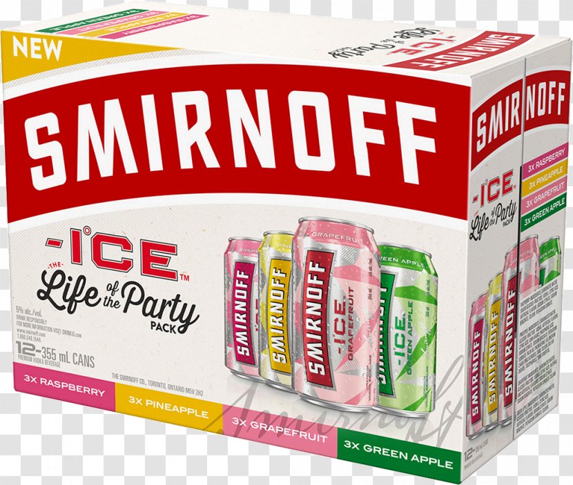 Smirnoff Liquor Cider Beer Fizzy Drinks - Food Transparent PNG