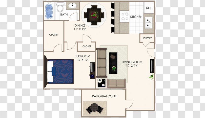 Country Place Apartments Floor Plan Pleasant Street Real Estate - Bedroom - Sugar Maple Transparent PNG