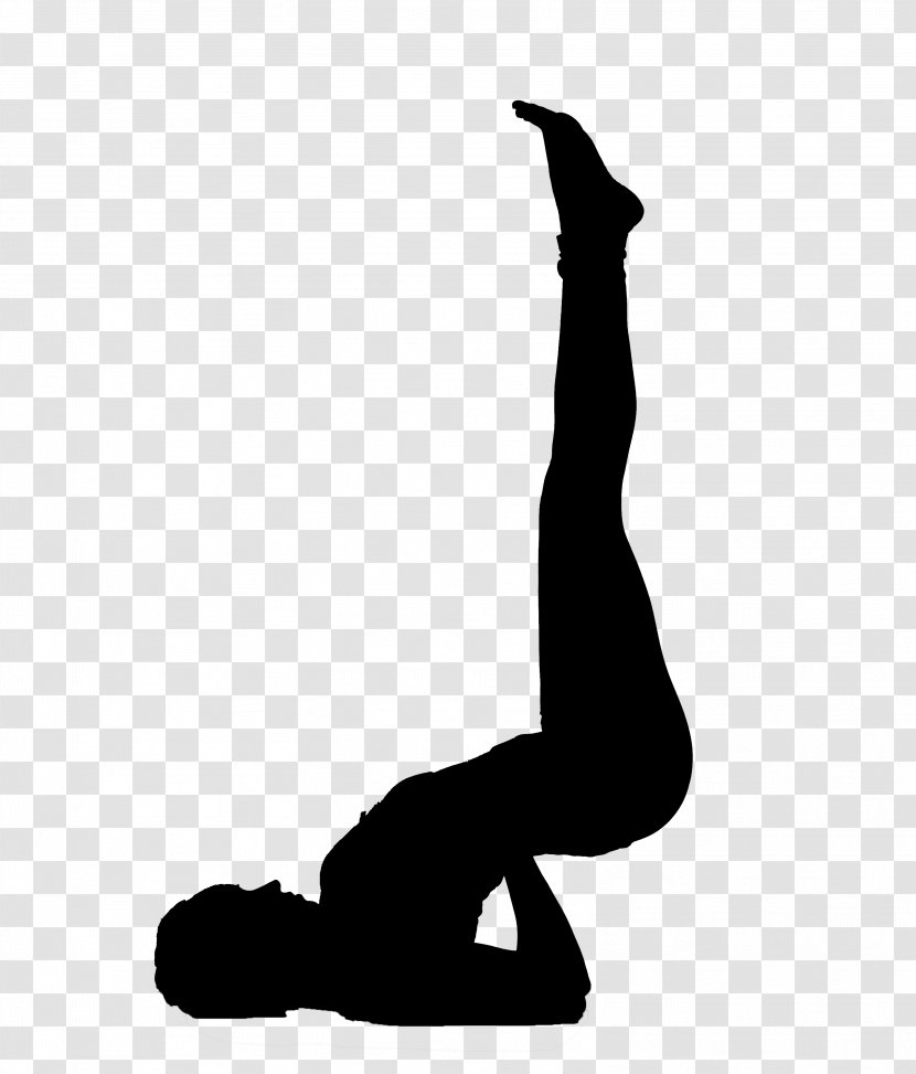 Sarvangasana Illustration Yoga Viparita Karani Silhouette - Stretching - Physical Fitness Transparent PNG