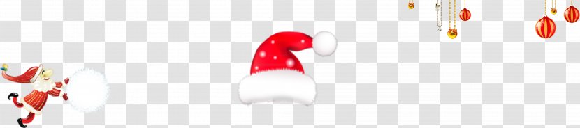 Santa Claus Christmas Hat - Petal - Balloon Pattern Transparent PNG
